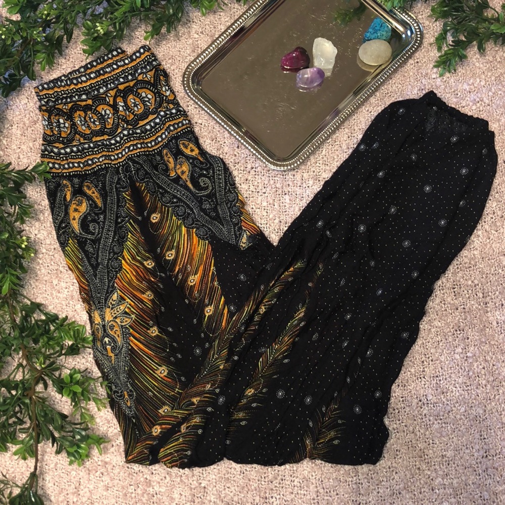 Boho Hippie Harem Pants - OS